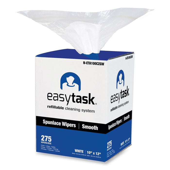 HOSPECO Easy Task A100 Wiper, Center-Pull, 10 x 12, 275 Sheets/Roll with Zipper Bag