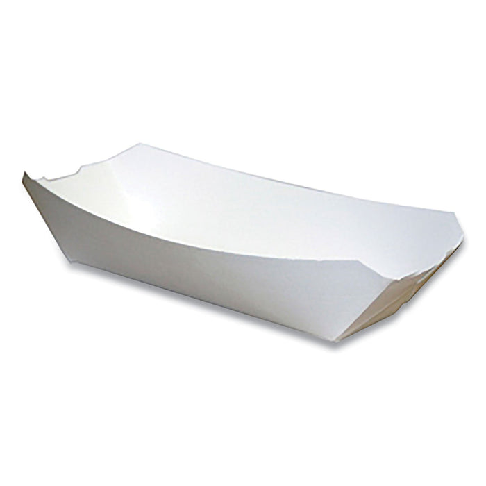 Pactiv Evergreen Paperboard Food Tray, #12 Beers Tray, 6 x 4 x 1.5, White, Paper, 300/Carton