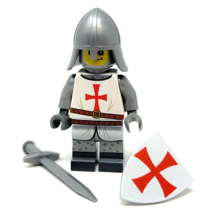 Custom Templar Crusader Knight Minifig made using LEGO parts - B3 Customs by B3 Customs