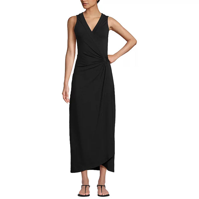 Lands End Womens Lands End Sleeveless Tulip Hem Maxi Dress, L/ 14-16 by Vanessa Jane