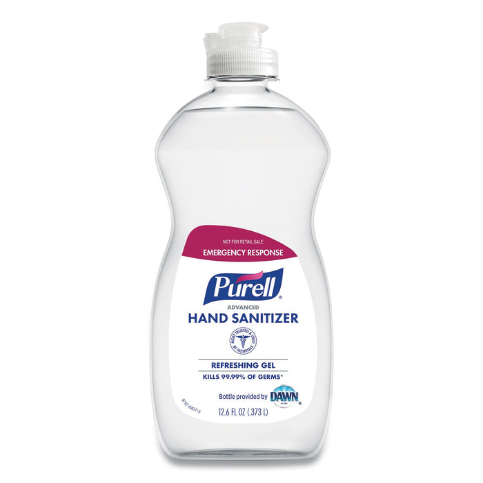 PURELL Advanced Gel Hand Sanitizer, Clean Scent, 12.6 oz Squeeze Bottle, Clean Scent, 12/Carton