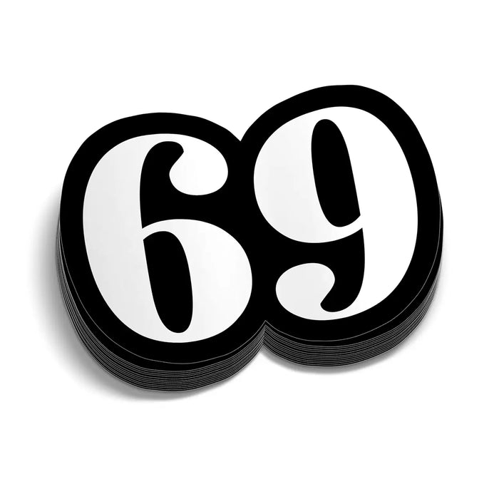 69 Hard Hat Decal by Armed American Supply