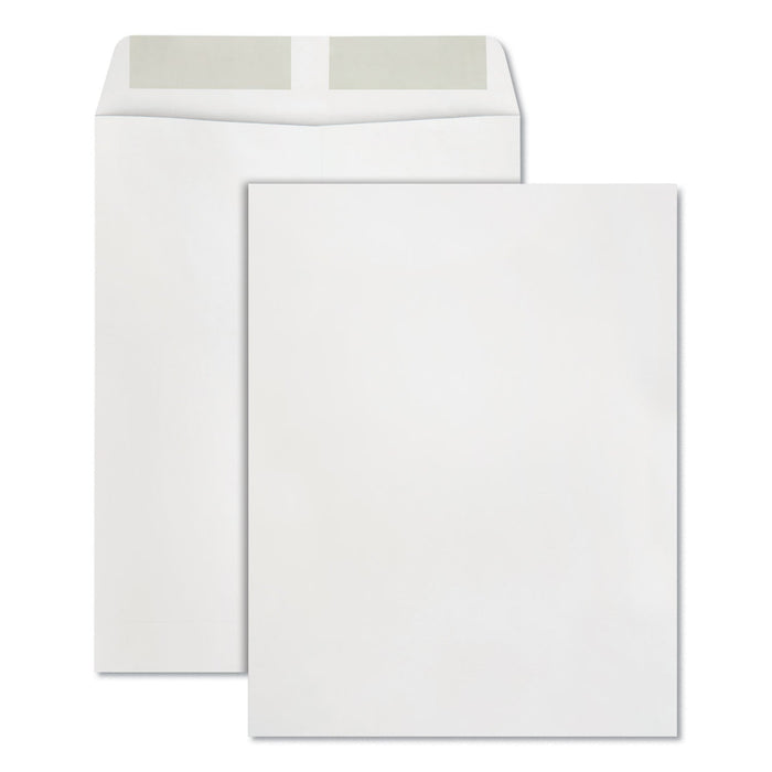 Quality Park Catalog Envelope, 24 lb Bond Weight Paper, #13 1/2, Square Flap, Gummed Closure, 10 x 13, White, 250/Box