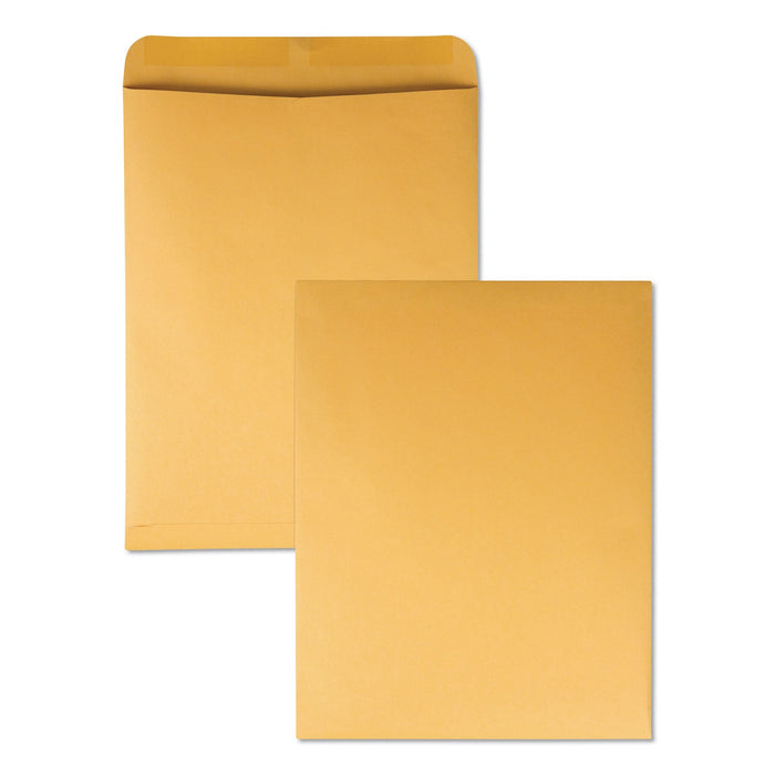 Quality Park Catalog Envelope, 28 lb Bond Weight Kraft, #15 1/2, Square Flap, Gummed Closure, 12 x 15.5, Brown Kraft, 250/Box