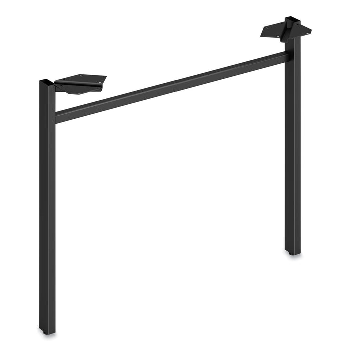 HON Mod U-Leg, 29.75w x 2d x 27.86h, Black
