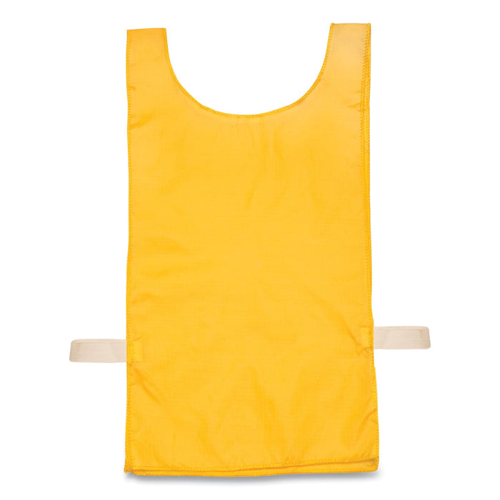 Champion Sports Heavyweight Pinnies, Nylon, One Size, Gold, 1/Dozen