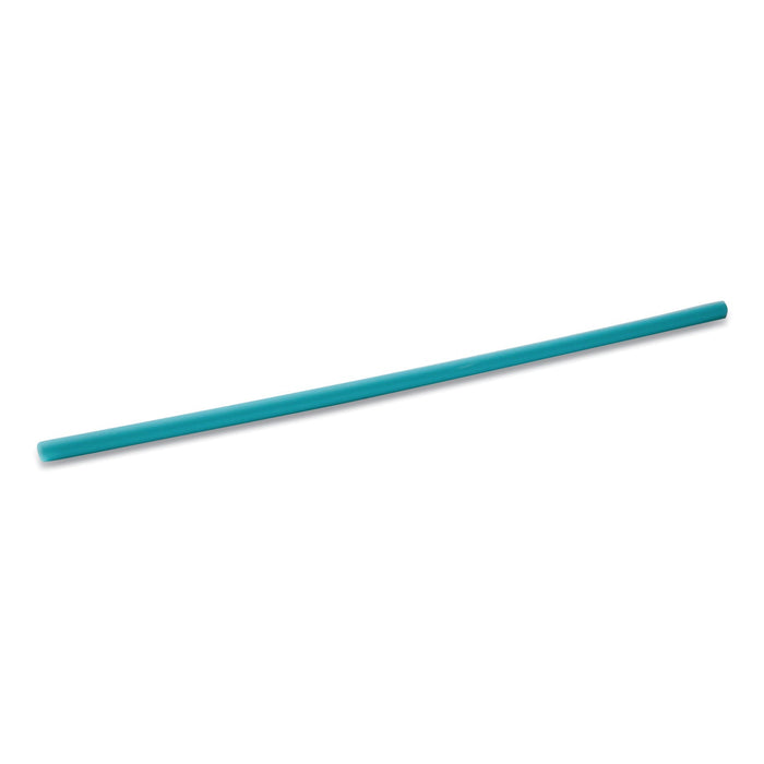 phade Marine Biodegradable Straws, 7.75", PHA, Ocean Blue, Wrapped, 375/Box, 10 Boxes/Carton