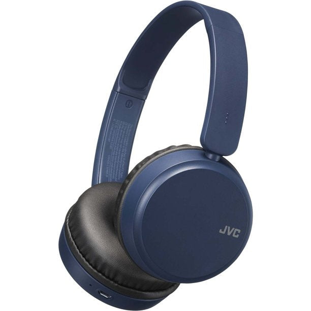 IN STOCK! JVC HAS35BTA On-Ear Wireless Bluetooth® Headphones with Microphone (Blue) by Silarius