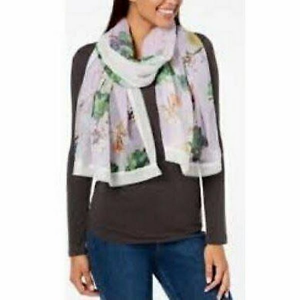 Cejon Summer Clover Oversized Chiffon Scarf by Vanessa Jane
