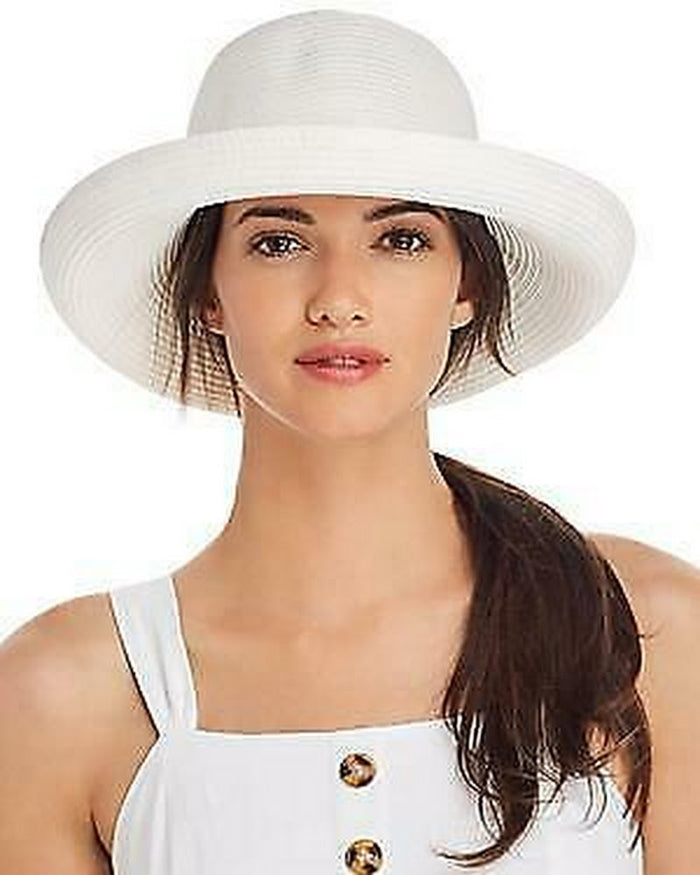 August Hat Company Braided-Trim Sun Hat UPF 50+ One Size by Vanessa Jane