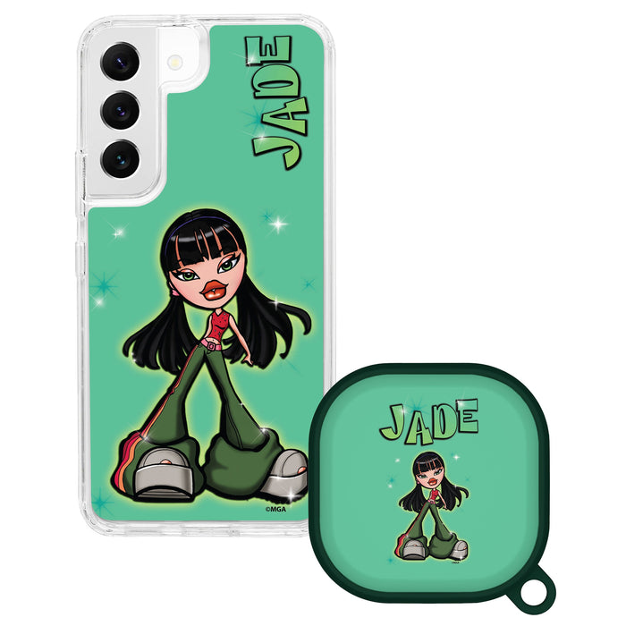 Bratz® Passion For Fashion HD Samsung Galaxy S21 Series and Buds Pro Combo Package by Affinity Bands