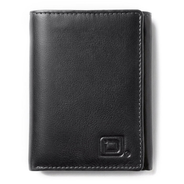 Mens RFID Wallet - Extra Capacity Leather Trifold 7 slot with ID Window by ID Stronghold