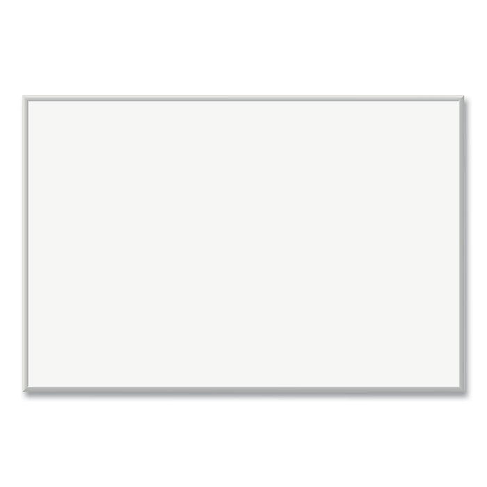 U Brands Magnetic Dry Erase Board with Aluminum Frame, 72 x 48, White Surface, Silver Frame