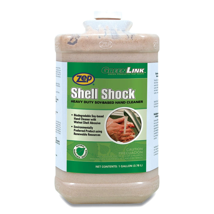 Zep Shell Shock Heavy Duty Soy-Based Hand Cleaner, Cinnamon, 1 gal Bottle