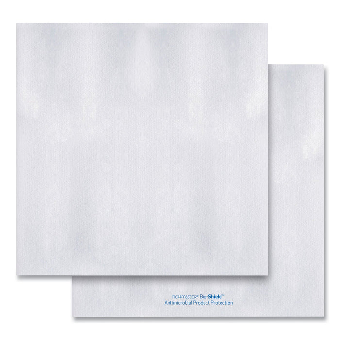 Hoffmaster Bio-Shield Dinner Napkins, 1-Ply, 17 x 17, 8.5 x 8.5 Folded, White, 300/Carton