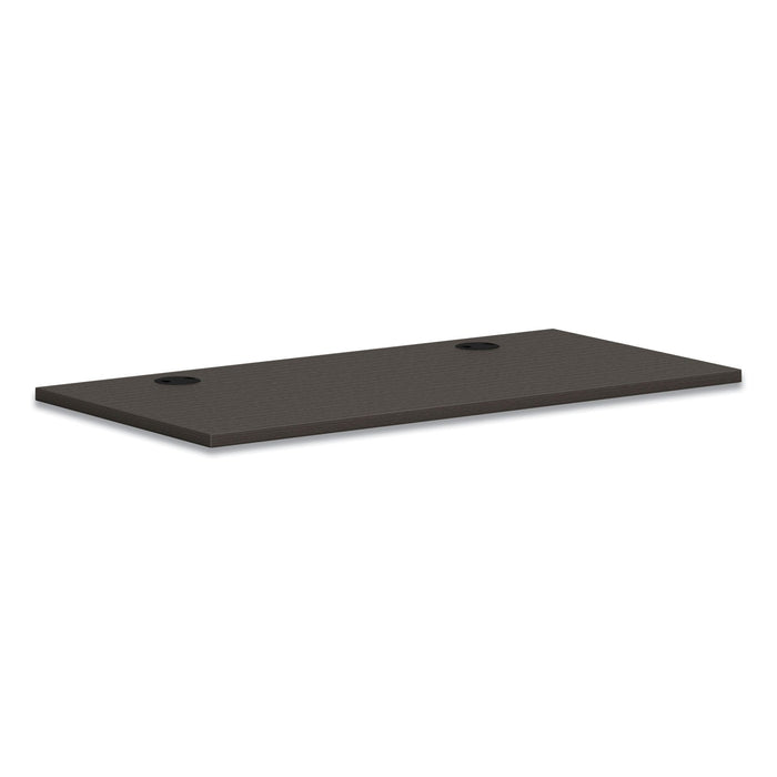 HON Mod Worksurface, Rectangular, 48w x 24d, Slate Teak