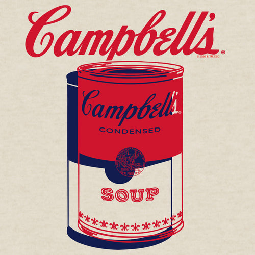 Retro Campbell's Soup Can T-Shirt - Oatmeal Heather by Tee Luv