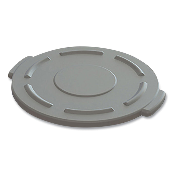 Impact Value-Plus Gator Container Lids, For 20 gal, Flat-Top, 20.4" Diameter, Gray