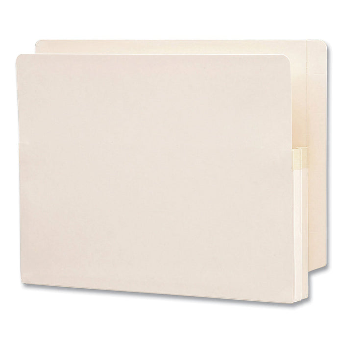 Smead Manila End Tab File Pockets, 1.75" Expansion, Letter Size, Manila, 25/Box