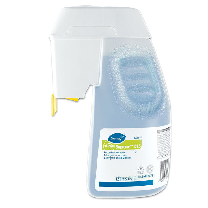 Suma Supreme Concentrated Pot and Pan Detergent, Floral, 2.6 qt Optifill System Refill