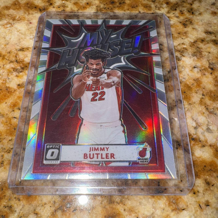 2020-21 Panini Donruss Optic My House #6 Jimmy Butler, Miami Heat Insert by Price Is Right Miami