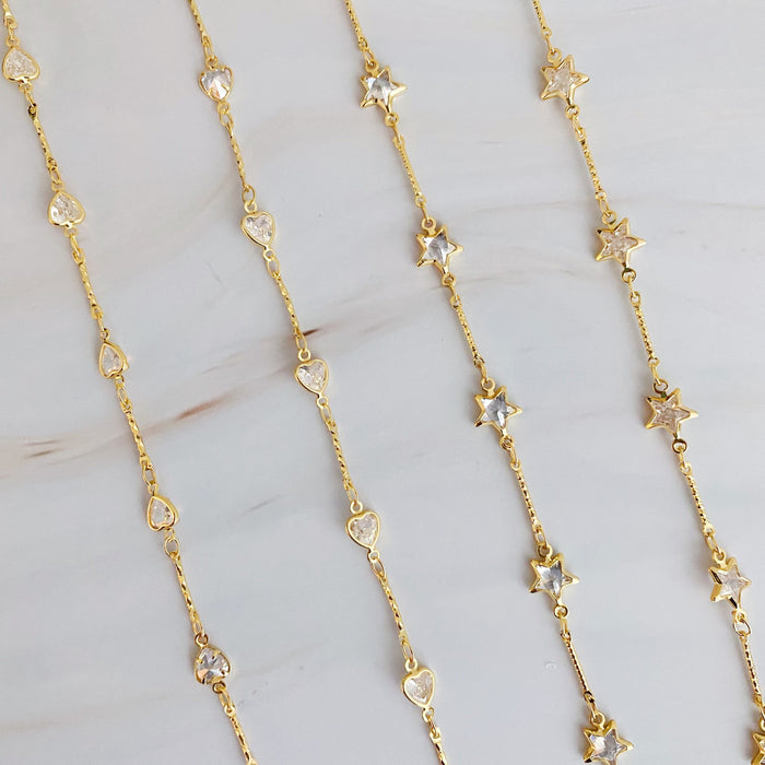 Oh My Shaped Sparkling Necklace