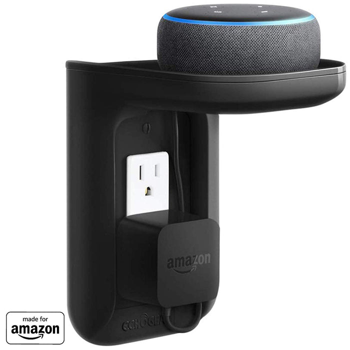 Made for Amazon ECHOGEAR Outlet Shelf for Echo Dot (3rd Gen and Kids Edition) by Vanessa Jane