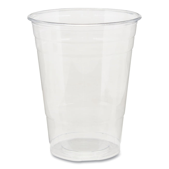Dixie Clear Plastic PETE Cups, 16 oz, 25/Sleeve, 20 Sleeves/Carton