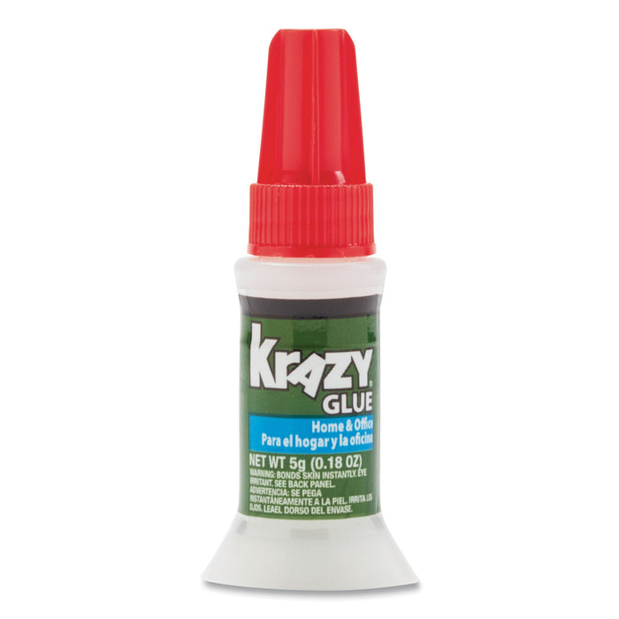 Krazy Glue All Purpose Brush-On Krazy Glue, 0.18 oz, Dries Clear