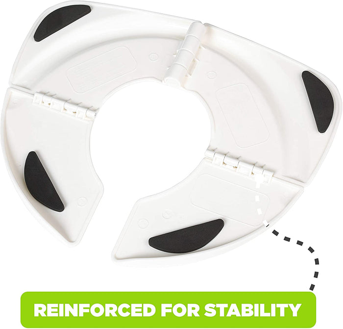 Playtex Travel Grey Folding Potty Seat White/Grey by Vanessa Jane