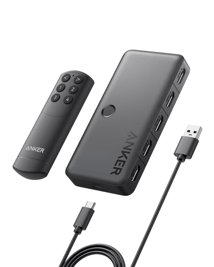Anker HDMI Switch (4 in 1 Out, 4K HDMI) by Anker
