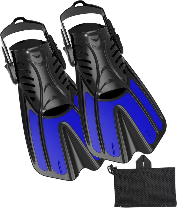 Diving fins Snorkeling Gear for Adults Snorkel fins Swim fins Open, Adjustable, Men, Si by Vanessa Jane