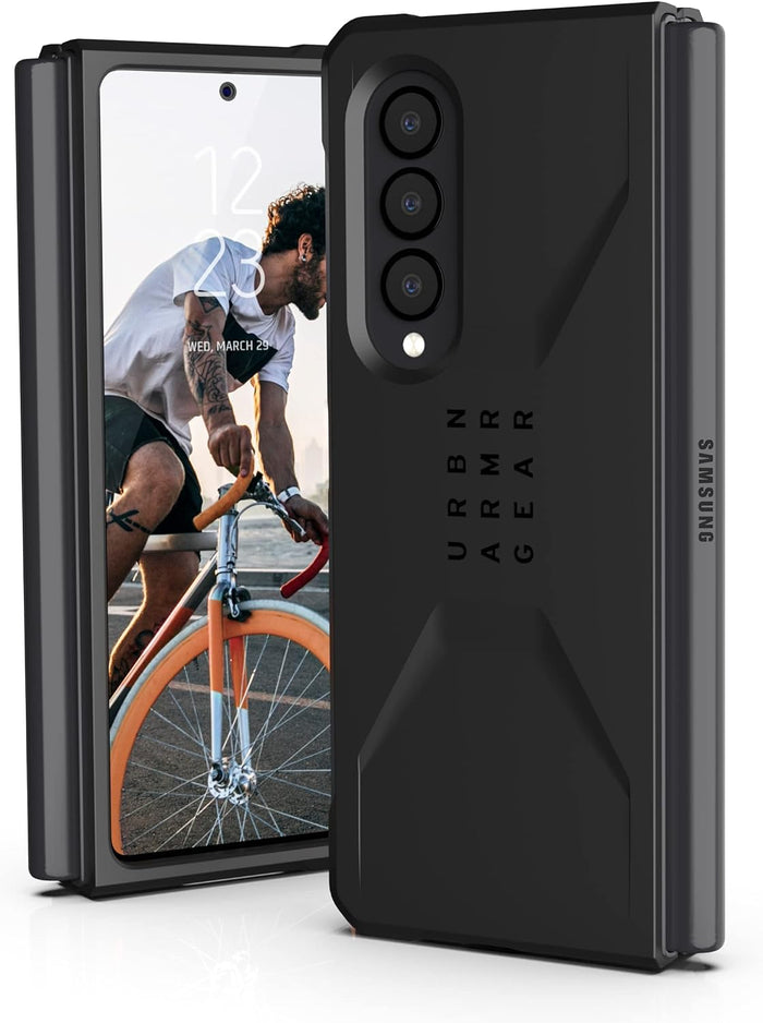 Slim Shock-Absorbent Case for Samsung Galaxy Z Fold3 5G (2021) Black by Merch Section