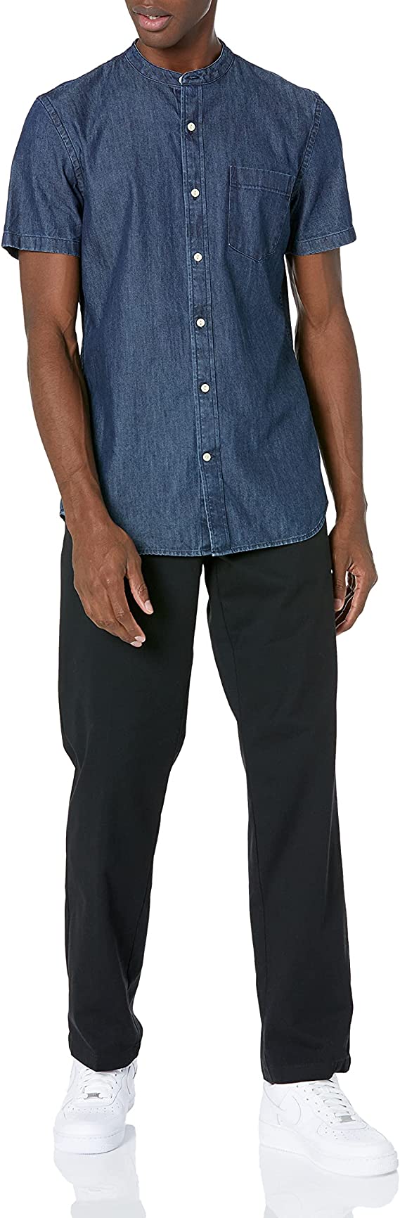 Amazon Essentials Mens Classic-Fit Flat-Front Chino Pant 38W X 30L by Vanessa Jane