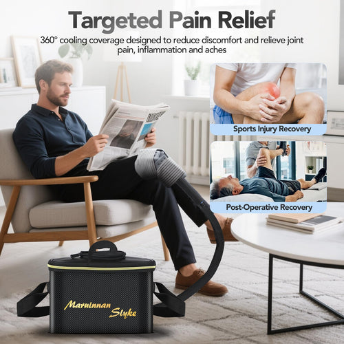 MarvinnanSlyke Portable Ice Machine Knee Cold Therapy Recovery System Medium by Deal US