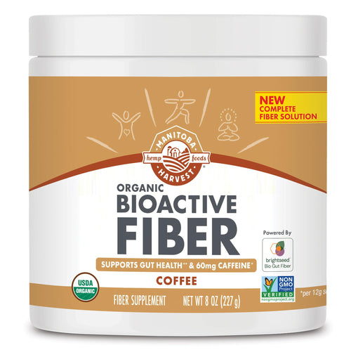 Manitoba Harvest Organic BioActive Fiber Supplement 6g Fiber 8oz Coffee by Deal US