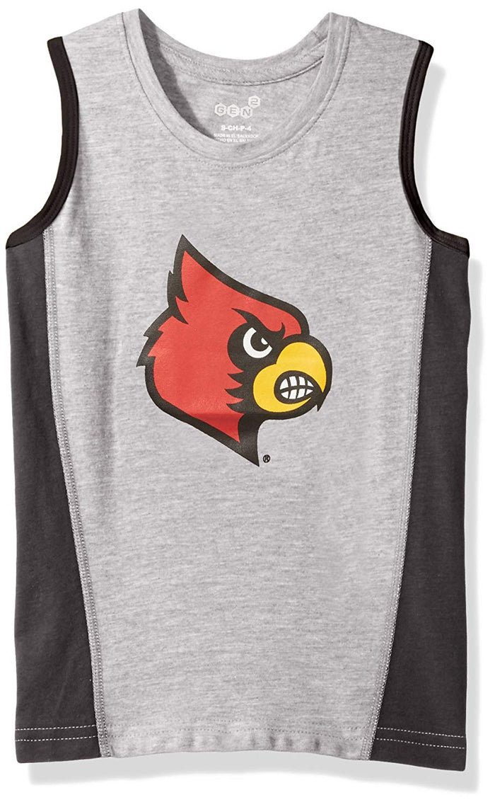 NCAA Louisville Cardinals Boys Fan Gear Tank Shirt by Vanessa Jane