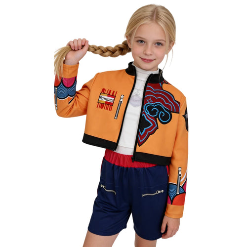 SAVITO Pop Idol Cosplay Costume Cartoon Girl A Size 5-6 Years 130CM by Deal US