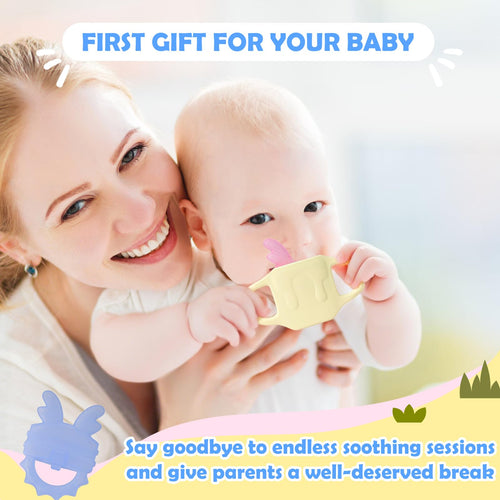 Anboor Baby Silicone Cold Teether 0-12 Months Water Filled Ice Relief by Deal US