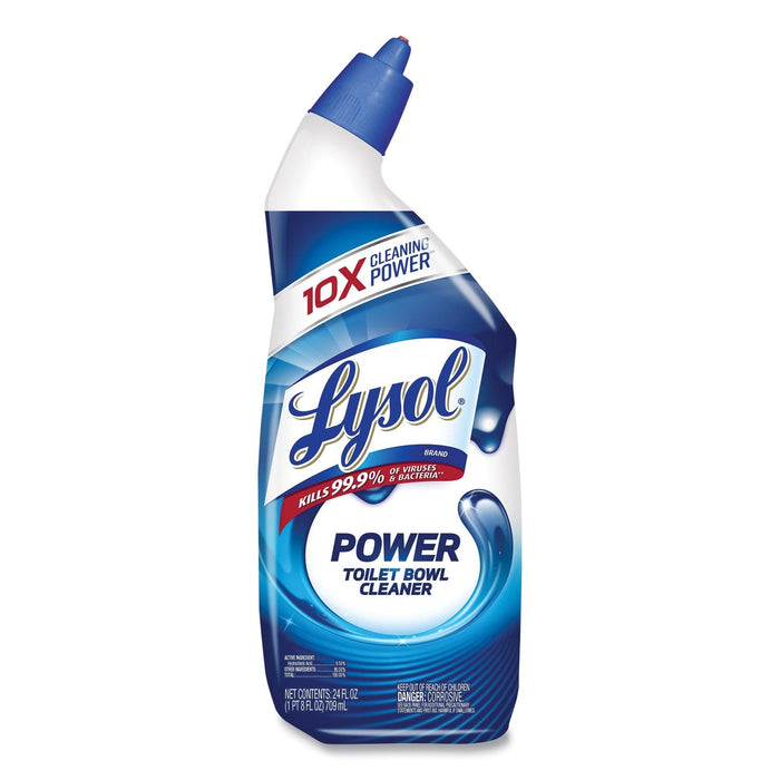 LYSOL Disinfectant Toilet Bowl Cleaner, Wintergreen, 24 oz Bottle, 2/Pack