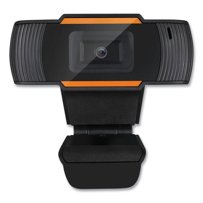 Adesso CyberTrack H2 480P Webcam with Microphone 300K, 1280 pixels x 720 pixels, 0.3 Mpixels, Black