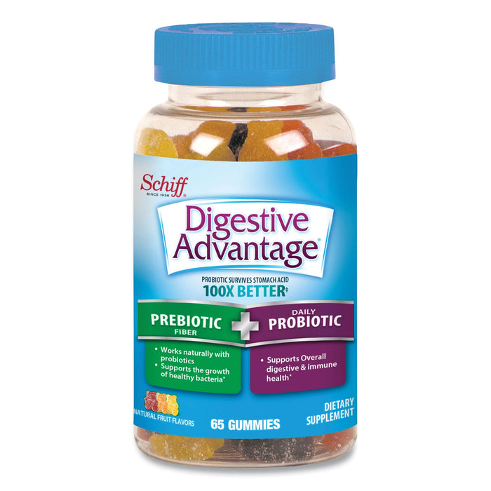 Digestive Advantage Prebiotic Plus Probiotic, Gummies, 65 Count