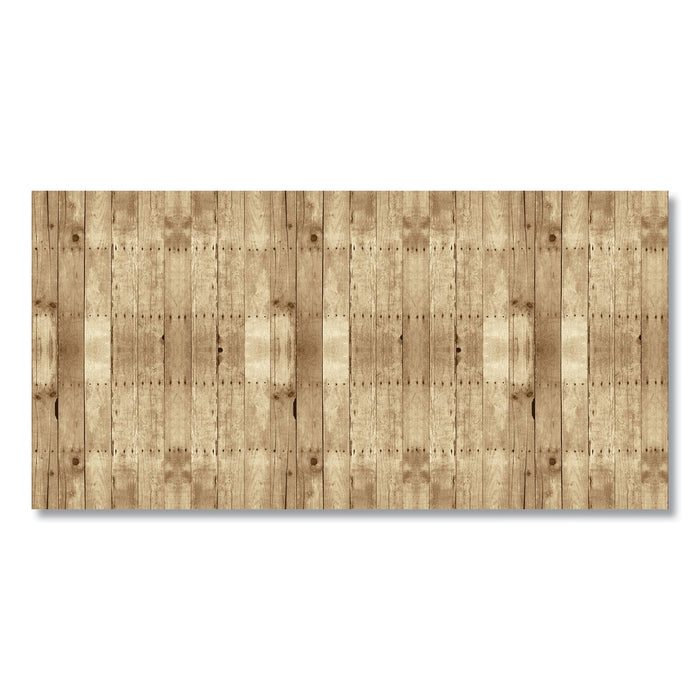 Pacon Bordette Designs, 48" x 50 ft Roll, Weathered Wood, Brown/White