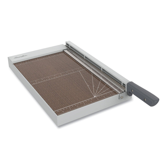 Swingline ClassicCut Wood Guillotine Trimmer with EdgeGlow, 10 Sheets, 15" Cut Length, 11.64 x 23.34