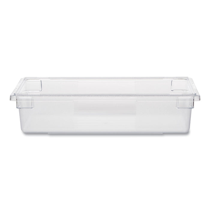 Rubbermaid Food/Tote Boxes, 8.5 gal, 26 x 18 x 6, Clear, Plastic
