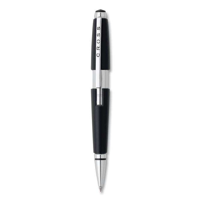 Cross Edge Gel Pen, Retractable, Medium 0.7 mm, Black Ink, Black Barrel
