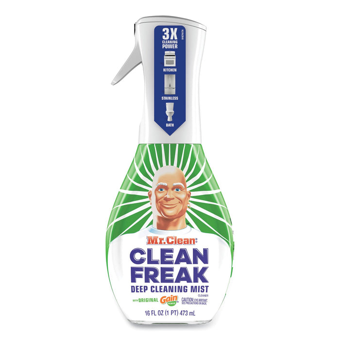 Mr. Clean Clean Freak Deep Cleaning Mist Multi-Surface Spray, Gain Original, 16 oz Spray Bottle, 6/Carton
