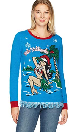 Ugly Christmas Sweater Company Light-Up Pullover Xmas Sweaters Multi-Colored LED by Vanessa Jane