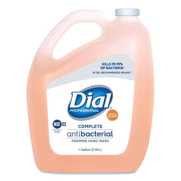 Dial Antibacterial Foaming Hand Wash, Original, 1 gal, 4/Carton