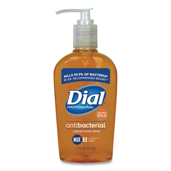 Dial Gold Antibacterial Liquid Hand Soap, Floral, 7.5 oz Pump